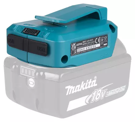 MAKITA AKKUADAPTERI LXT 18V 2xUSB - Akut ja laturit - 8966 - 2