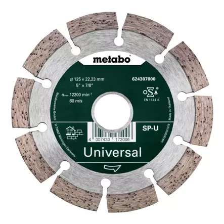 METABO TIMANTTIKATKAISULAIKKA 125X22,23 624307000 - Katkaisulaikat - 7126 - 1