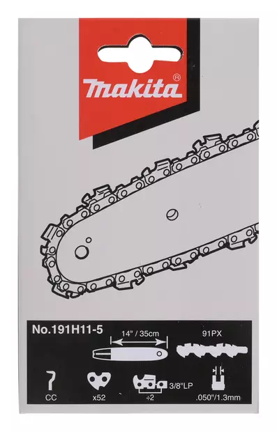 TERÄKETJU K6 1,3MM 3/8 191H11-5 MAKITA 14"/35CM -52 - Sahanterät ja tarvikkeet - 136 - 2