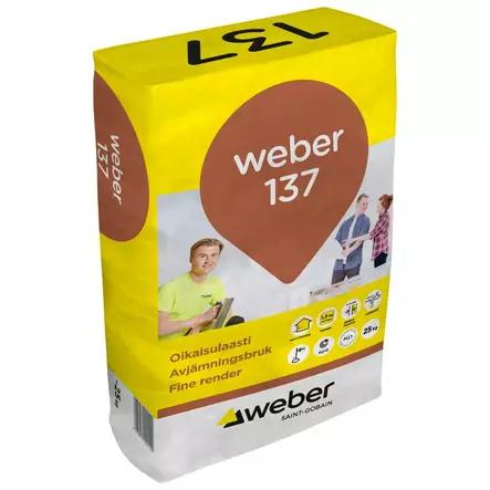 WEBER 137 OIKAISULAASTI 25KG - Tasoitteet - 7136 - 1