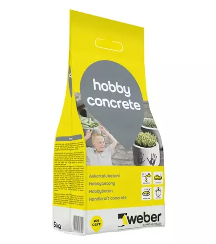 WEBER HOBBY CONCRETE ASKARTELUBETONI 5KG - Saneerauslaastit ja kiinnityslaastit - 8516 - 1