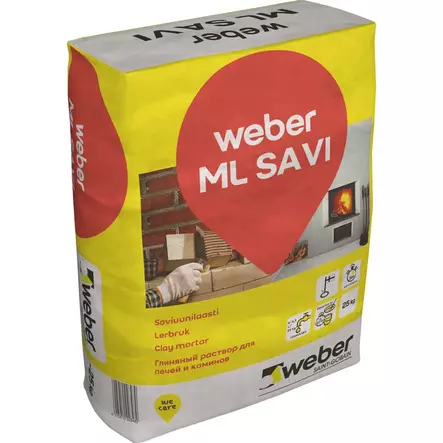 WEBER ML SAVI SAVIUUNILAASTI 25KG - Muurauslaastit - 6776 - 1
