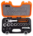 HYLSYSARJA BAHCO S140T LÄPIMENO 3/8" 14-OSAA - Työkalusarjat - 6656 - 2