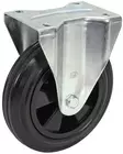 PYÖRÄ VAUNUN KIINTEÄ 80MM MUSTA - Kalustepyörät - 3076 - 1