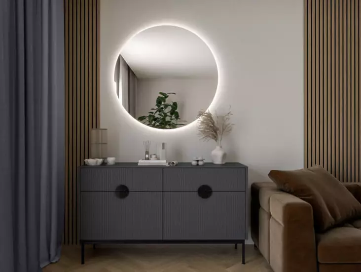 VALOPEILI ARROW LED-PEILI PYÖREÄ 60CM, IP44 - Kylpyhuonekalusteet - 8547 - 1
