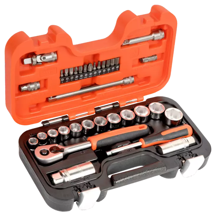 HYLSYSARJA BAHCO S330 1/4" JA 3/8" 33-OSAA - Työkalusarjat - 8587 - 1