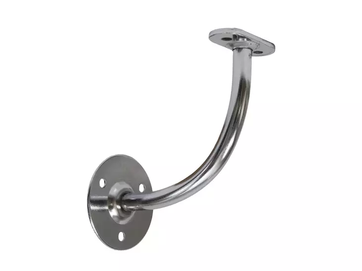 KAITEENKANNATIN 770 10200120 80MM TERÄS/KROMI - Kaiteen- ja putkenkannattimet - 4647 - 1