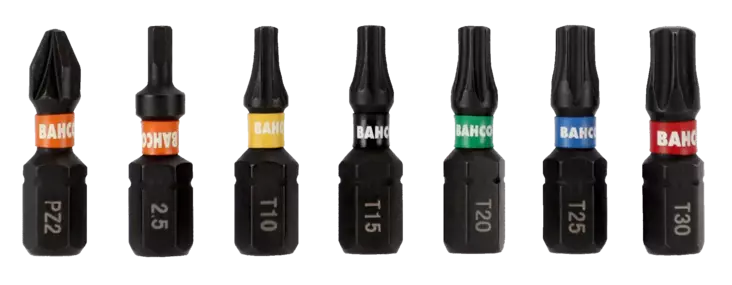 KÄRKI T15 25MM 1/4" IMPACT 10KPL BAHCO 66IM/T15C-10P - Ruuvauskärjet ja ruuvaustarvikkeet - 8257 - 1