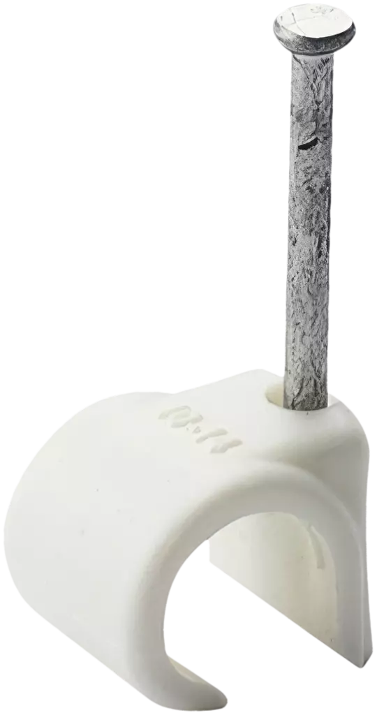 NAULAKIINNIKE 8-12MM VALKOINEN 100KPL - Sähköasennustarvikkeet, rasiat ja sulakkeet - 1947 - 1