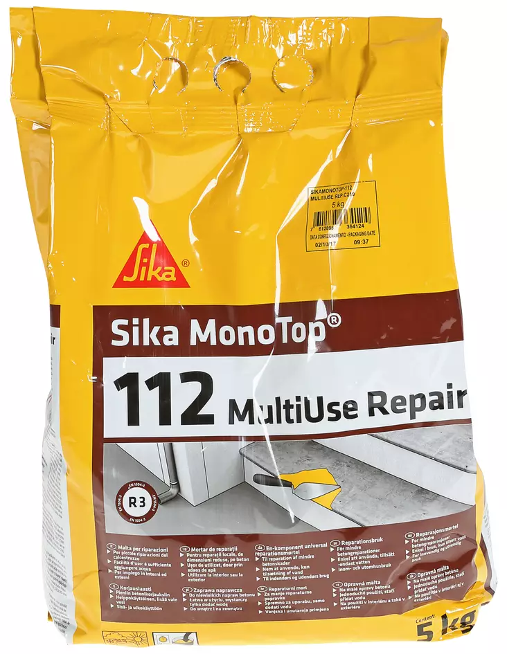 PIKAKORJAUSLAASTI 5KG BETONI MONOTOP-112 - Tasoitteet - 197 - 1