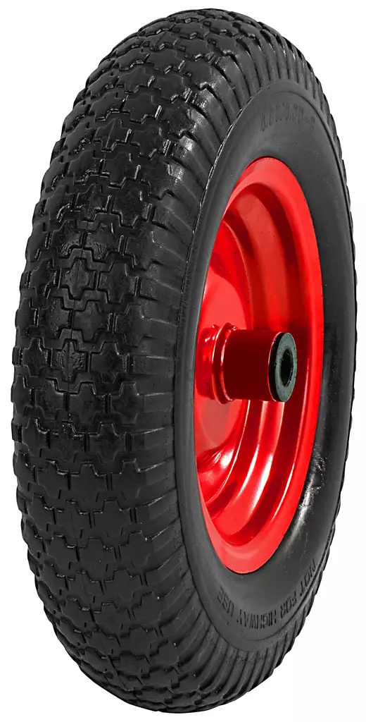 PYÖRÄ 4.00X8 MET/LIUKUL. PUHKEAMATON TÄYDELLINEN - Kalustepyörät - 2837 - 1