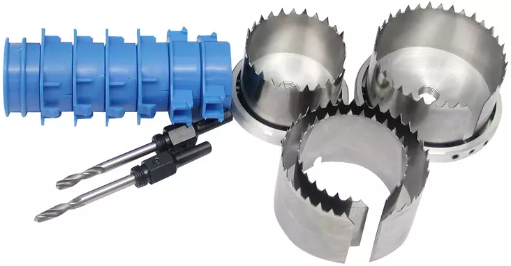 RASIAPORASARJA 97/75MM + PORAUSOHJAIMET - Reikäsahat ja leikkurit - 407 - 1