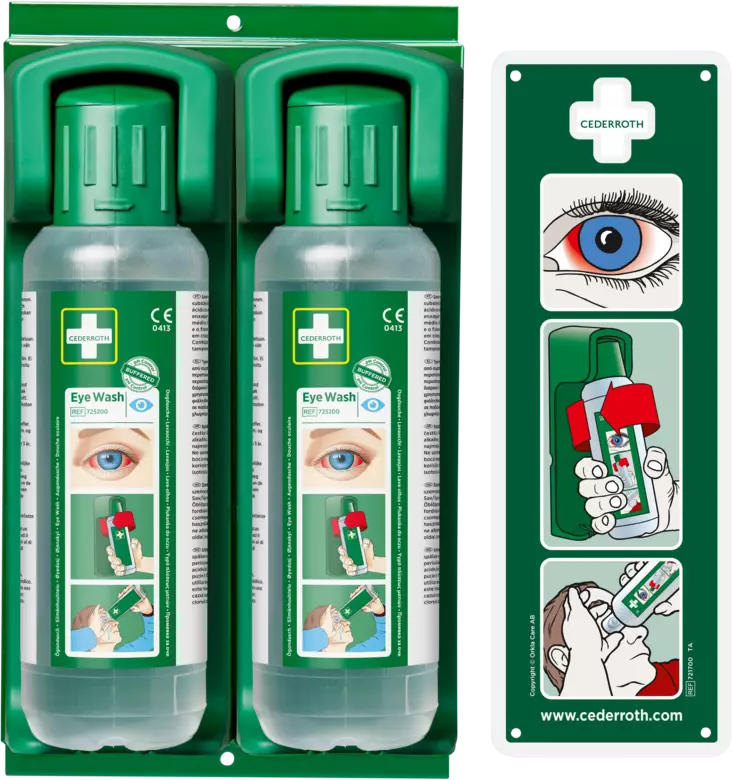 SEINÄTELINE SILMÄNHUUHDEPULLOI CEDERROTH - Ensiaputarvikkeet - 3927 - 1