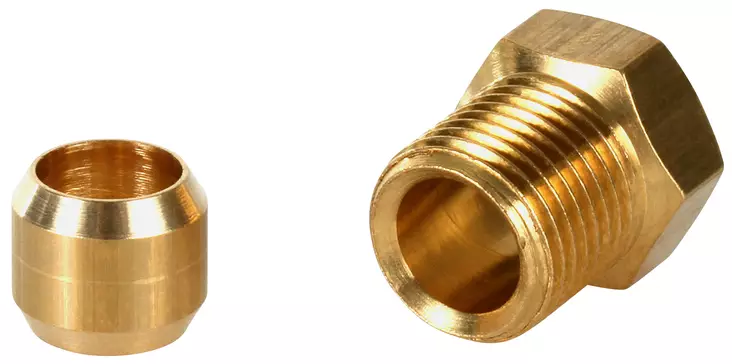 TUNNIST.PUTKEN HELMI+MUTTERI TAKAISK.VENTTIILILLE - Paineilmakompressorien tarvikkeet - 1567 - 1