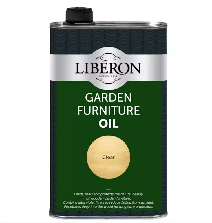 ULKOKALUSTEÖLJY LIBERON 1000ML KIRKAS - Vahat, öljyt ja petsit - 8517 - 1