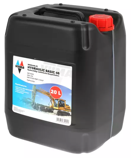 HYDRAULIÖLJY HYDRAULIC BASIC 46 20L - Hydrauliöljyt - 237 - 1