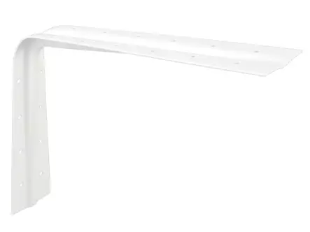 HYLLYNKANNATIN 754 10200950 400X300MM TERÄS/VALK. - Hyllynkannattimet - 4597 - 1