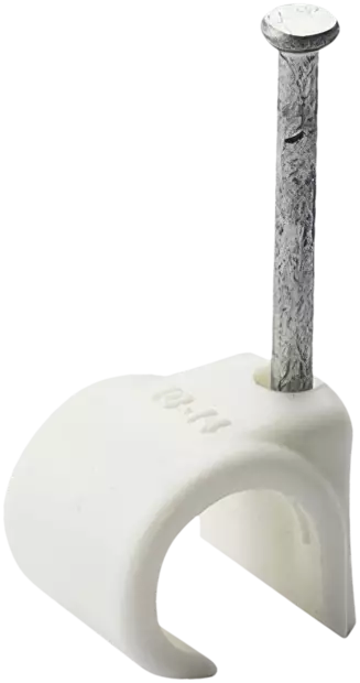 NAULAKIINNIKE 8-12MM VALKOINEN 100KPL - Sähköasennustarvikkeet, rasiat ja sulakkeet - 1947 - 1