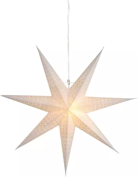 PAPERITÄHTI 70CM DOT STAR VALKOINEN - Jouluvalot ja kausivalot - 9727 - 1