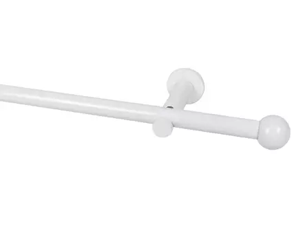 VERHOTANKO TRENTO 13/16 MM VALKOINEN 120 - 210CM 60210960 - Verhot ja verhotarvikkeet - 4747 - 1