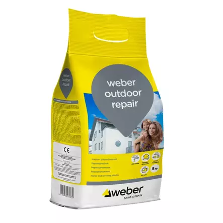 WEBER OUTDOOR REPAIR 5KG KORJAUS- JA TASOITUSLAASTI - Tasoitteet - 6097 - 1