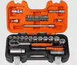 HYLSYSARJA 1/4+3/8 10-22MM 33-OSAA S330 BAHCO - Työkalusarjat - 8587 - 1