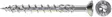 PUURUUVI 8,0X260MM 50KPL UK TX40 SINKITTY (2,83KG - Yleisruuvit ja puuruuvit - 2117 - 1