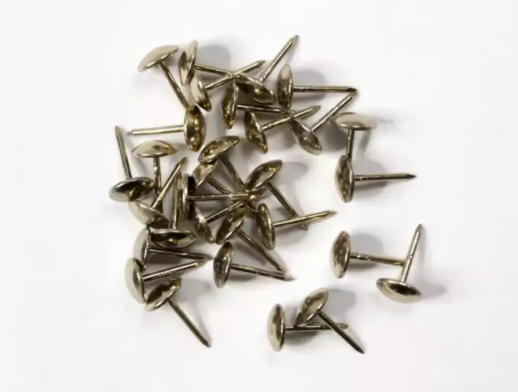 HUONEKALUNAULA 411 1X13MM 20303540 TERÄS/MESSINGÖITY - Naulat ja hakaset - 5228 - 1