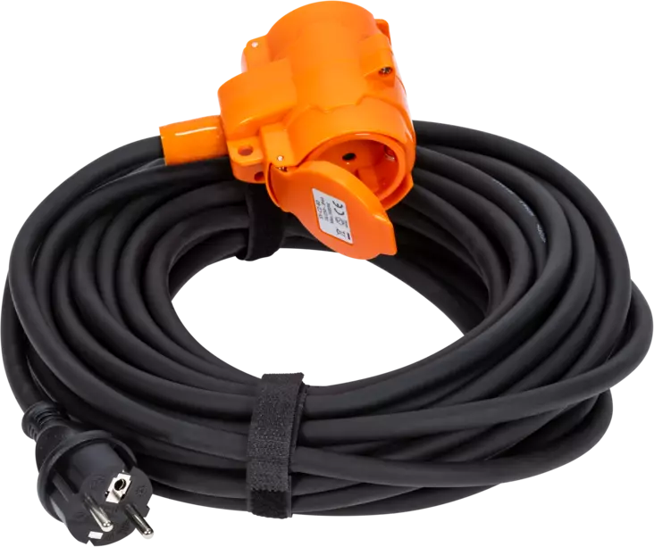 JATKOJOHTO 2-OS. CRX1031 3X1,5MM2 KUMI - Jatkojohdot, kelat ja tarvikkeet - 5408 - 1