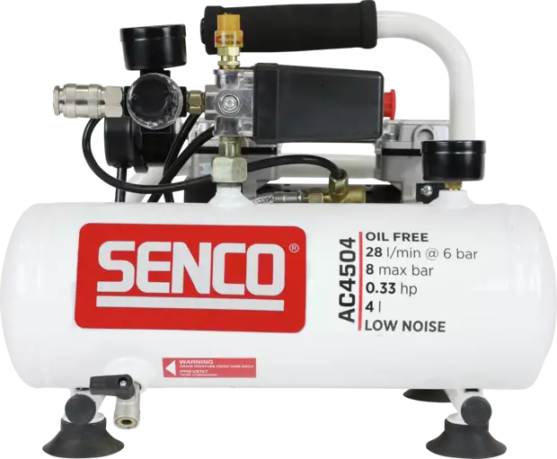 KOMPRESSORI AC4504 AFN0024 SENCO 230V 0,24KW 4L - Paineilmakompressorit - 8478 - 1