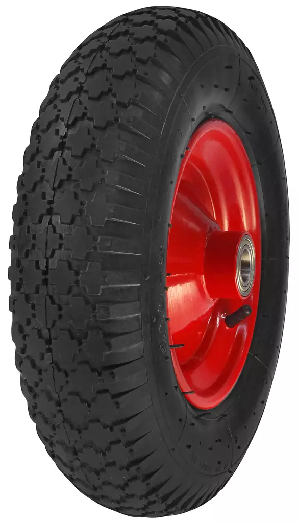 PYÖRÄ 4.00X8/4 MET/KUULAL. TÄYDELLINEN - Kalustepyörät - 3038 - 1