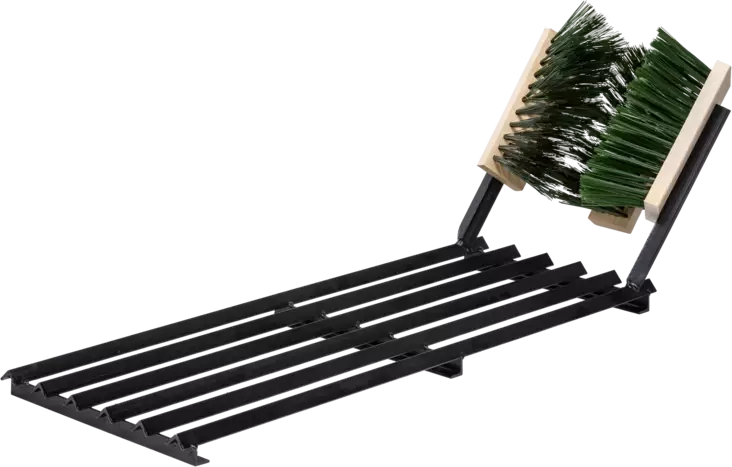 RAPPURALLI 75X30CM HARJOILLA MUSTA - Rappurallit ja harjat - 2728 - 1