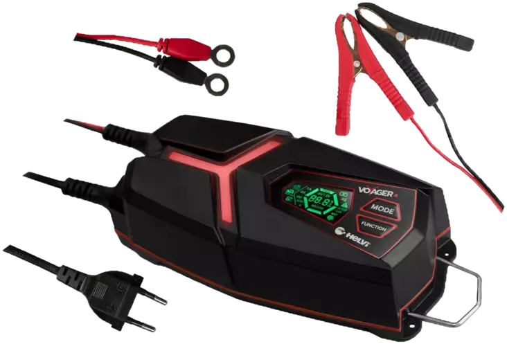 YLLÄPITOLATURI 6/12V HEL013 HELVI 4AH VOYAGER4 - Akkulaturit - 3968 - 1