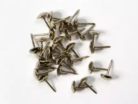 HUONEKALUNAULA 411 1X13MM 20303540 TERÄS/MESSINGÖITY - Naulat ja hakaset - 5228 - 1