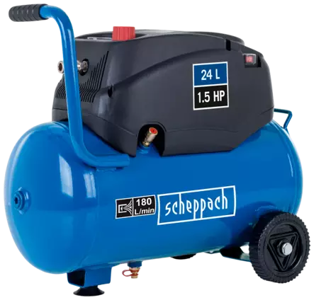 KOMPRESSORI 180L ÖLJYTÖN SCHEPPACH 1,2KW 24L - Paineilmakompressorit - 4148 - 1