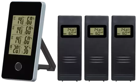 LÄMPÖMITTARI SISÄ/ULKO 3-SENS LANGATON - Sisälämpömittarit - 2618 - 1