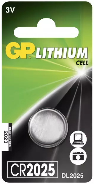 NAPPIPARISTO 3V CR2025 LITHIUM 1KPL - Paristot - 578 - 1