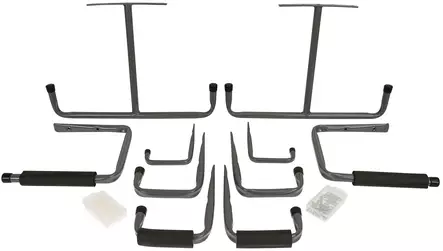 SÄILYTYSKOUKKUSETTI 10-OS. XK6128 - Sisustuskoukut ja ripustuskoukut - 3608 - 1