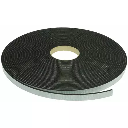 SOLUKUMITIIVISTE LUMI002 4X15MM 20M/RLL MUSTA TEIPILLÄ - Ikkuna- ja ovitiivisteet - 3358 - 1
