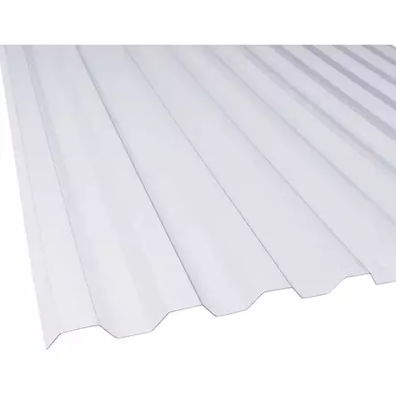 VALOKATE KERAPLAST PVC TRAPETSI KIRKAS 1x1040x3000mm - Valokatteet - 9078 - 1