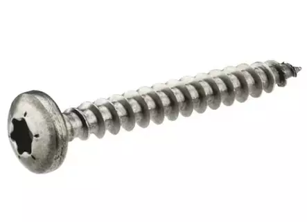 YLEISRUUVI 4X30MM A2/RST LIERIÖKANTA TX20 200KPL/LTK - Yleisruuvit ja puuruuvit - 7118 - 1