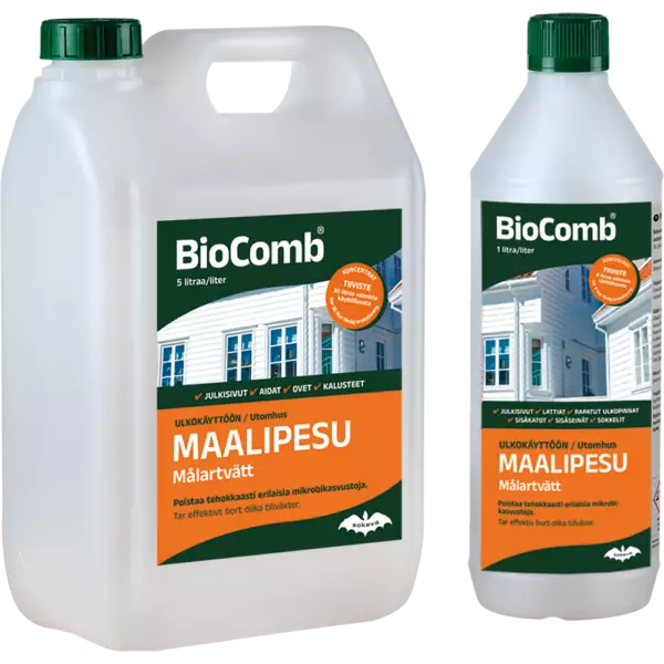 BIOCOMB MAALIPESU 5L ULKOKÄYTTÖÖN - Maaliohenteet ja pesuaineet - 8209 - 1