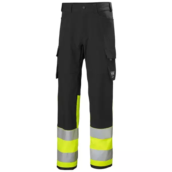 HELLY HANSEN HOUSUT D124 ALNA 4X CARGO KELTAINEN/HARMAA - Työhousut - 9049 - 1