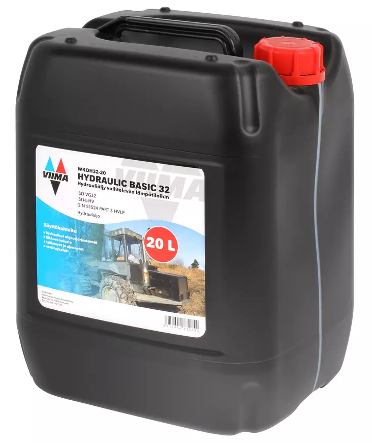 HYDRAULIÖLJY HYDRAULIC BASIC 32 20L - Hydrauliöljyt - 269 - 1