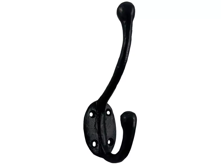 JALMARI 15 VAATEKOUKKU 10701200 ~130MM TERÄS/MUSTA - Vaatetelineet ja vaatenaulakot - 4679 - 1