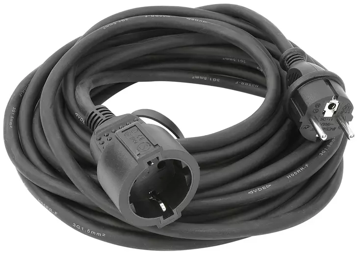 JATKOJOHTO KUMI 20M 230V 1,5X3H05RR - Jatkojohdot, kelat ja tarvikkeet - 609 - 1