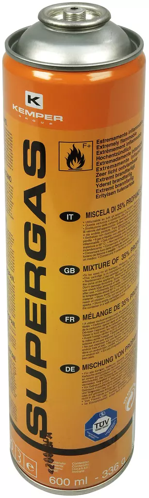 KAASUSÄILIÖ 336G PRO/PUT MIX KEM575 7/16 KIERREVENTT. - Kaasupatruunat - 4029 - 1