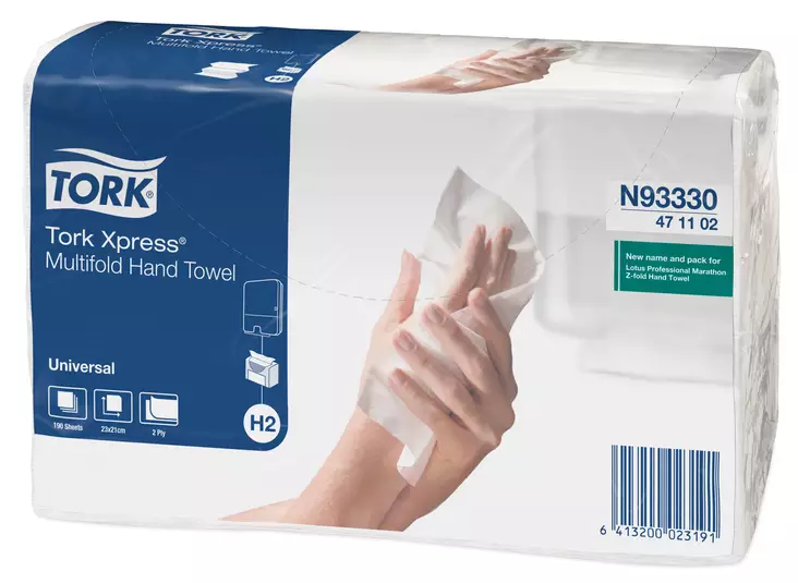 LIUSKEPYYHE Z-TAITTO NP93329 190ARK X20PKT - Talouspaperit ja wc-paperit - 3619 - 1