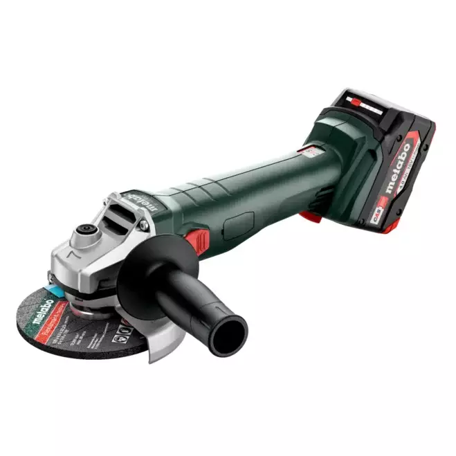 METABO KULMAHIOMAKONE W 18 L 9-125 + 2 x 4Ah akut - Kulmahiomakoneet - 5609 - 1