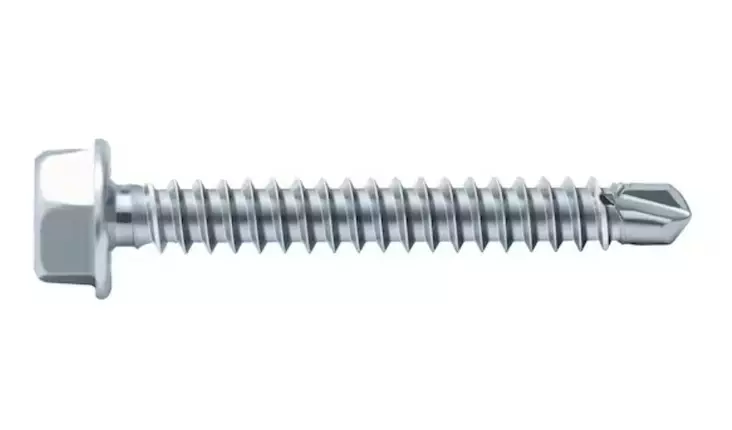 PORARUUVI KUUSIOKANTA 4,8X50MM DIN7504K ZN 250KPL/PKT - Porakärkiruuvit - 8369 - 1
